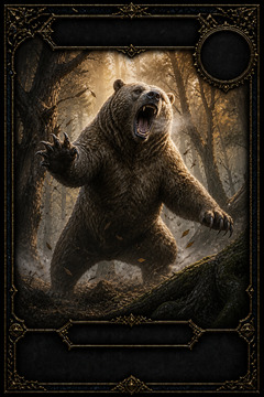 Legende: Bär, Monsterkarte Rang S