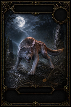 Veteran: Alpha-Wolf, Monsterkarte Rang B